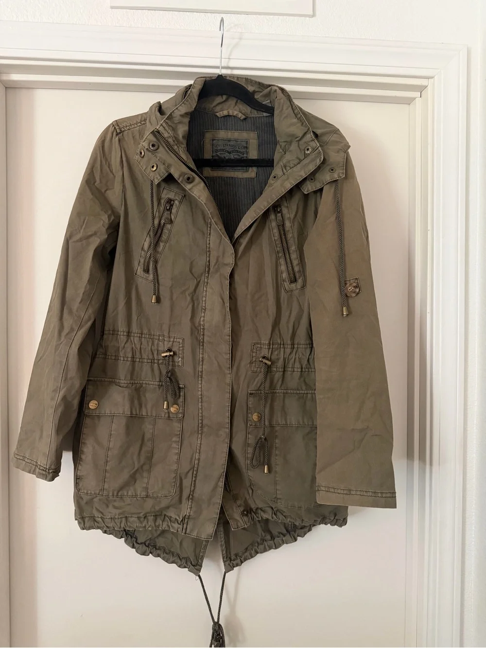 Levi's Olive Green Women's Utility Parka Jacket